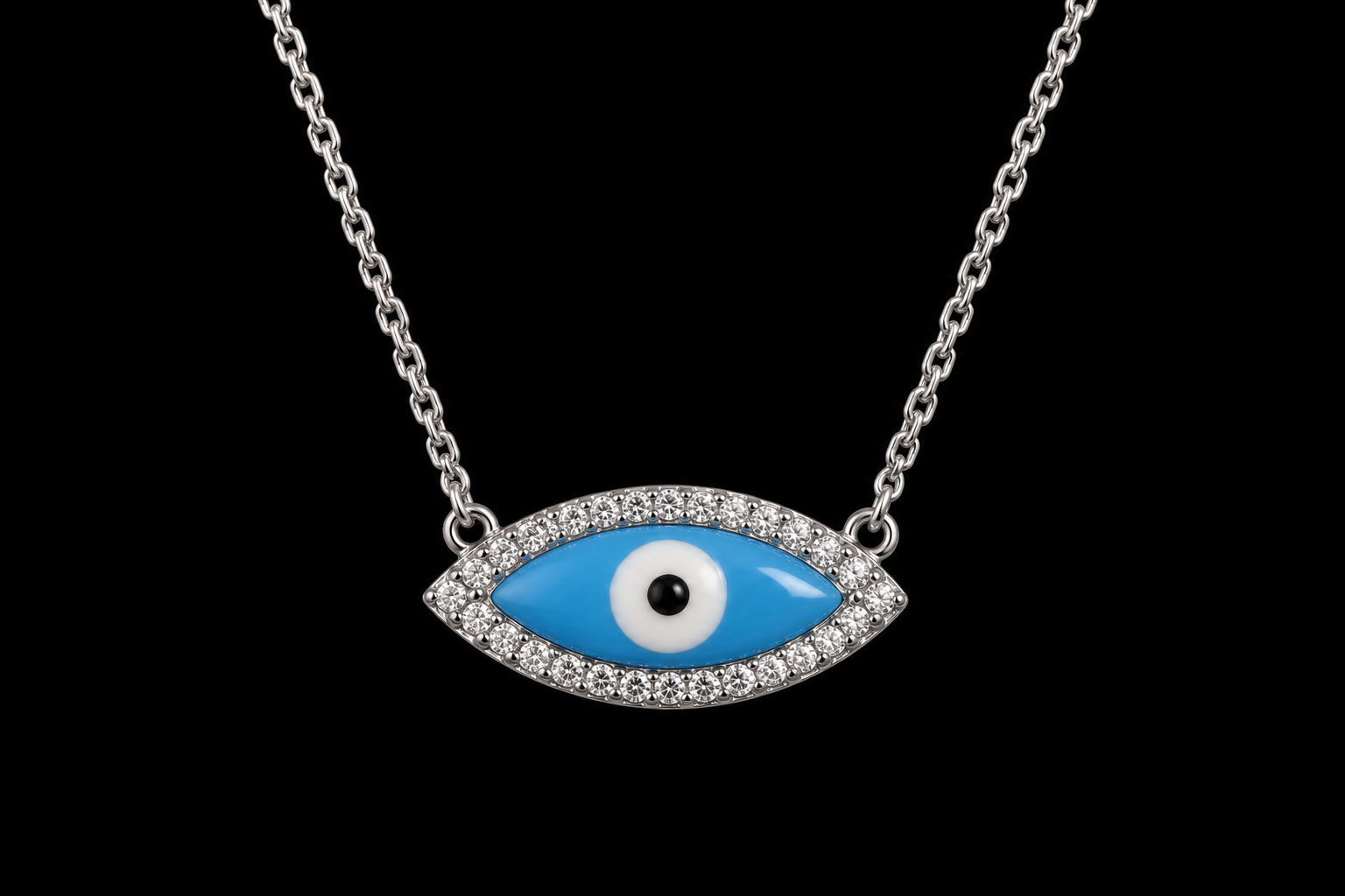 Blue Evil Eye Necklace